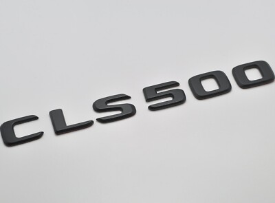 Matt Schwarz CLS500 Auto Buchstabe Nummer Heck Kofferraum Abzeichen Emblem für Mercedes Benz