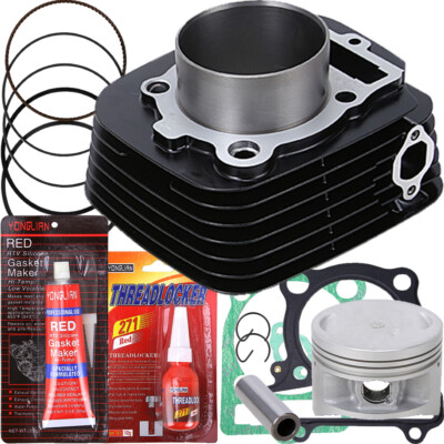 Cylinder Piston Gasket Top End Kit for Yamaha Grizzly 350 2x4 4x4 YFM350 2007-14