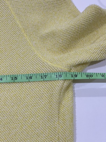 BCBGMAXAZRIA Women's Knit Sweater Color Lemon Size Small Cotton RN80734 Career - Picture 8 of 17