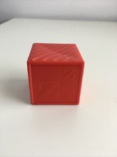 Tupperware Replacement Busy Block Red Letter Z vintage no toy inside