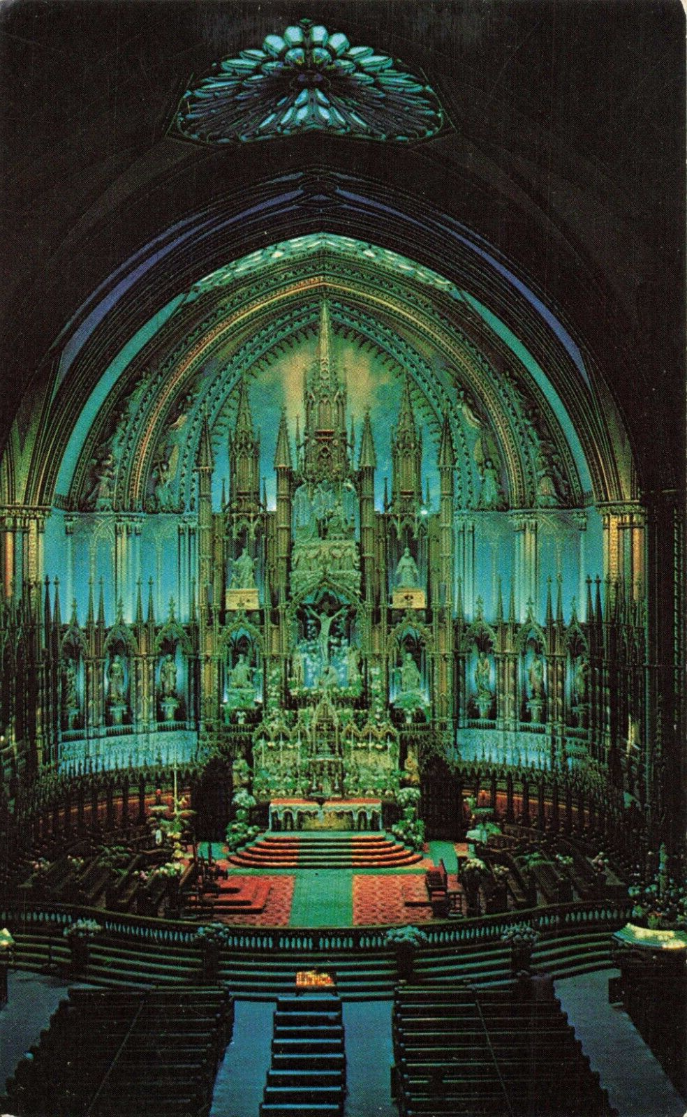 Montreal Quebec Canada, NotreDame Church Interior, Vintage Postcard eBay