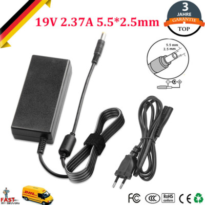 Laptop AC DC Netzteil Ladegerät für Toshiba Satellite C55 Serie 19V 2.37A 45W 