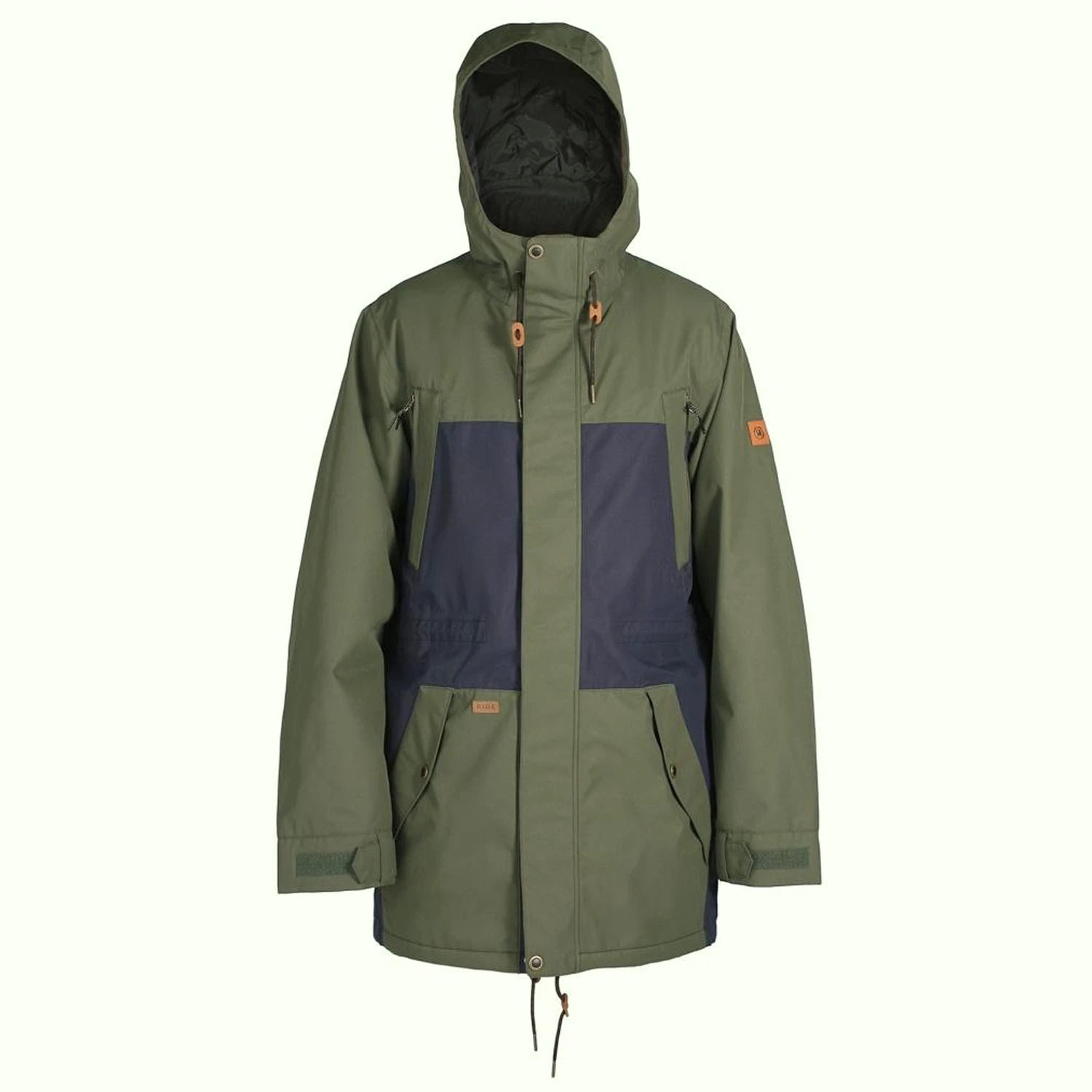 RIDE Snowboards Men's BEACON Snow Jacket - Olive - Large - NWT - LAST ONE