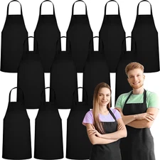 12 Pack Professional Chef Apron – Grilling Aprons for Men, Waterproof Cooking Ap