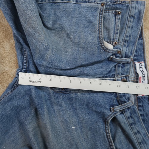 Denizen Levi's 285 Relaxed Fit Jeans Men's 33x30 Blue Distressed Denim - 第 10/12 張圖片