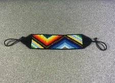 Embera Chami beaded Bracelet by women of the Colombian indigenous tribe 3191