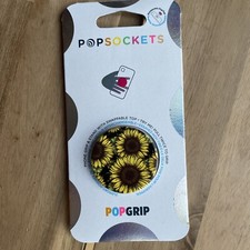 PopSockets PopGrip Expanding Stand and Grip with Swappable Top - Sunflower