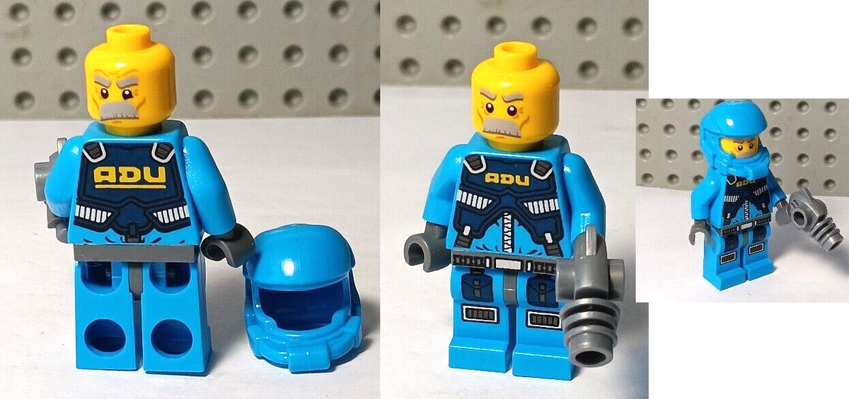 あむ　ブルー LEGO Galaxy Squad MAX SOLARFLARE Minfigure Alien Fighter ADU Blue