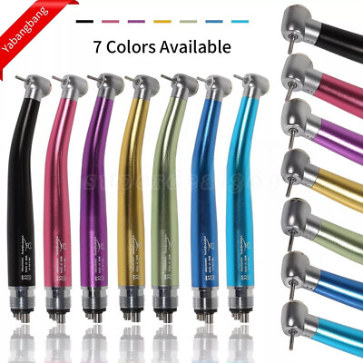 Dental High-Speed Handpiece - Push Button, 2/4 Hole, Fits NSK/PANA, 7 Colors, 400,000 RPM