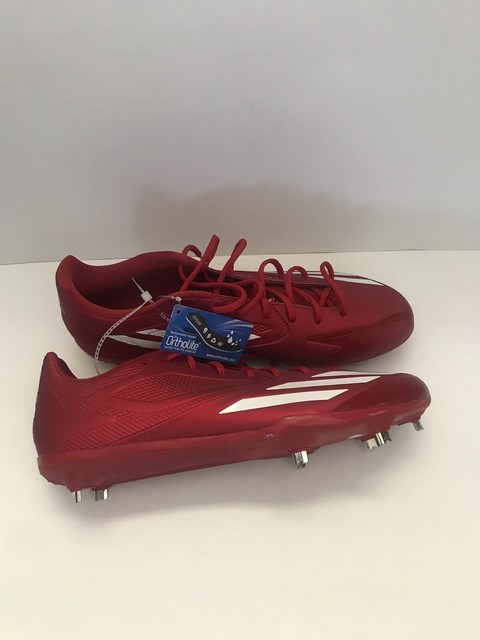 Adidas Adizero Football Cleats Size 14 Ortholite Insoles Red | eBay