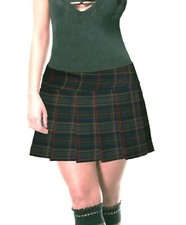 REGULAR MINI Skirt Plaid Pleated Glenside 