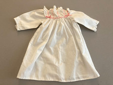 Vintage Pleasant Co American Girl Samantha's Nightgown White Pink 1989
