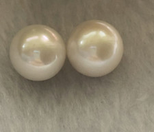classic 10-11mm south sea round white loose pearl half drill