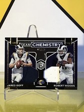 Jared Goff Robert Woods Team Chemistry One Color Each Window 8/49