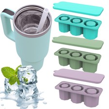 Ice Cube Tray for Stanley Silicone Ice Cube Maker 3 Hollow Water Cup Ice Lattice