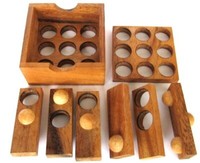 Golf Puzzle - 3D Puzzle - Denkspiel - Knobelspiel - Geduldspiel - Logikspiel