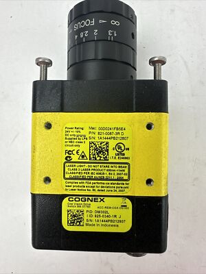 COGNEX 821-0087-3R D BARCODE SCANNER EDMUND OPTICS 58000 CAMERA