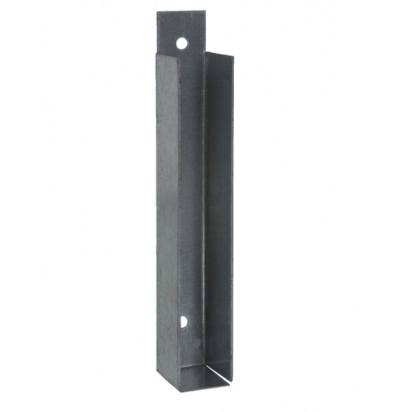 PowaPost Galvanised Gravel Board Clips 25x150mm - 4 Pack