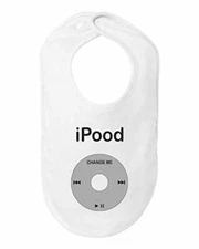 iPood Funny Baby Bib I Pooped