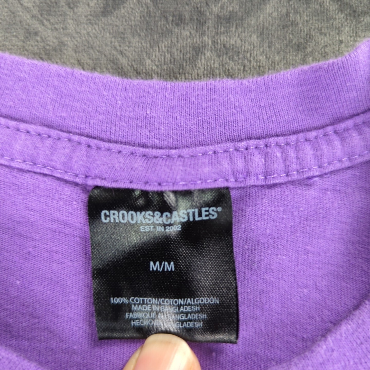 FILA Maglietta Death Row Records Crooks & Castles maglietta rap manica corta adulto media