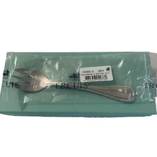 Ercuis Silver Plated Oyster Dessert Fork 5.25" LaFayette France
