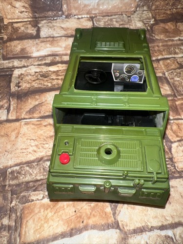 Green Military Jeep Toy Gijoe Scale With Sounds - Picture 7 of 8