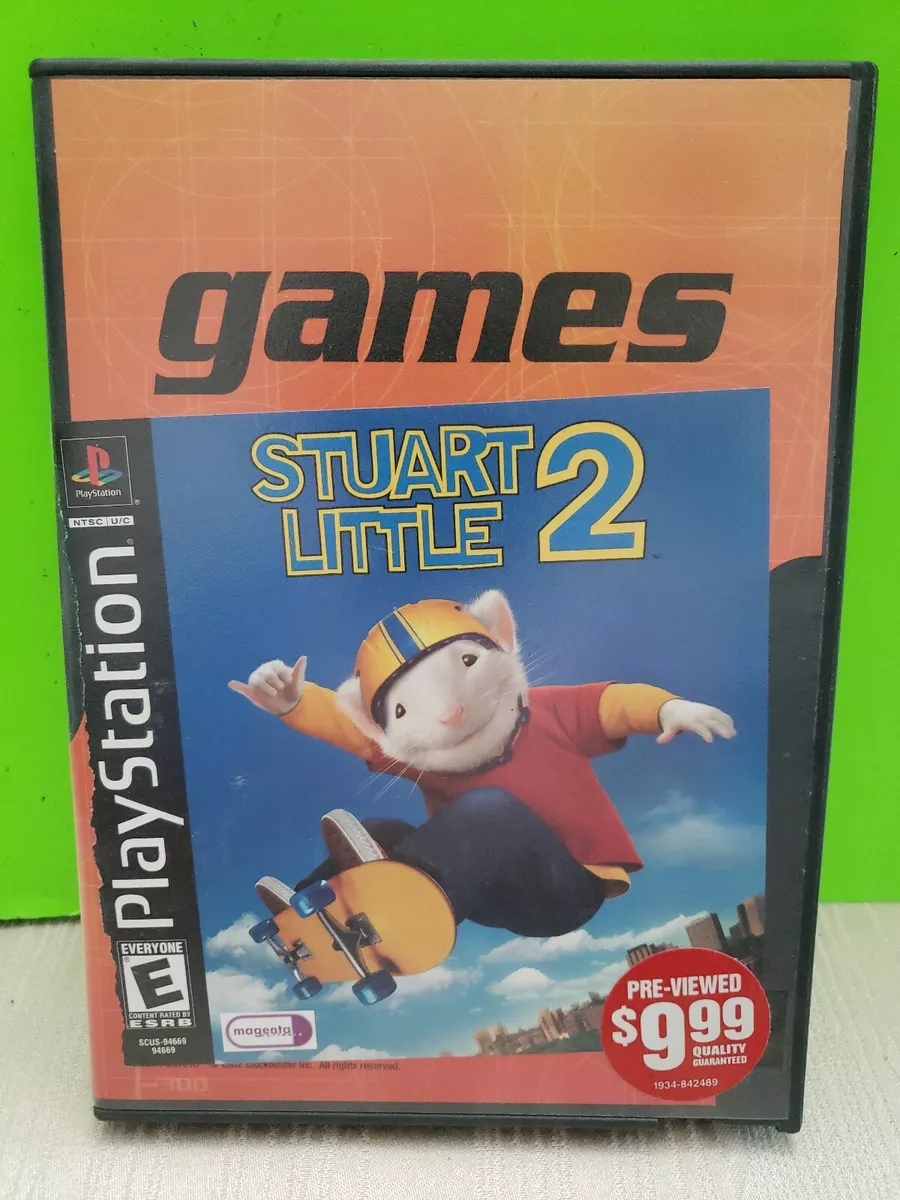 Stuart Little 2 Playstation Complete PS One THE GAME IS UNTESTED