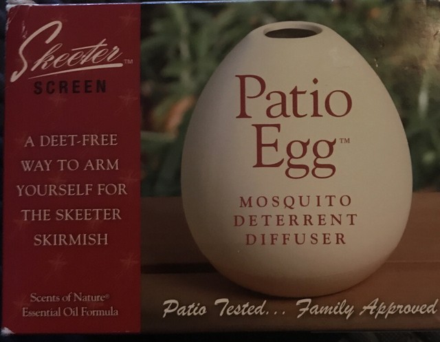 Skeeter Screen Patio Egg Mosquito Deterrent Diffuser Deet - | eBay