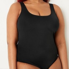 PINK Victoria's Secret One Piece Scoop Women's Bathing Suit Black Size XXL 2XL