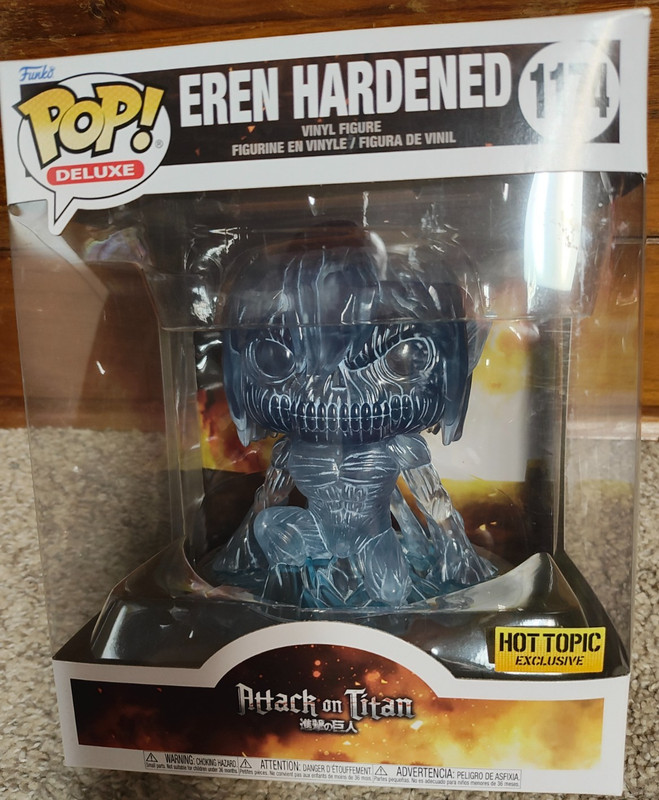 Eren Hardened Attack on Titan Deluxe/Large Funko Pop #1174