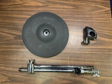 Roland CY-12R/C 3-Way V-Cymbal V-Drum Trigger Pad w/Boom Arm & Clamp - OY60432