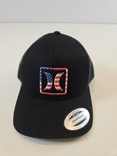 Hurley Men s Flex Fit Hat Cap Black Mesh L/XL USA NWT