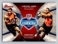2012 Bowman #CC-JP LaMichael James / Chris Polk Combine Competition