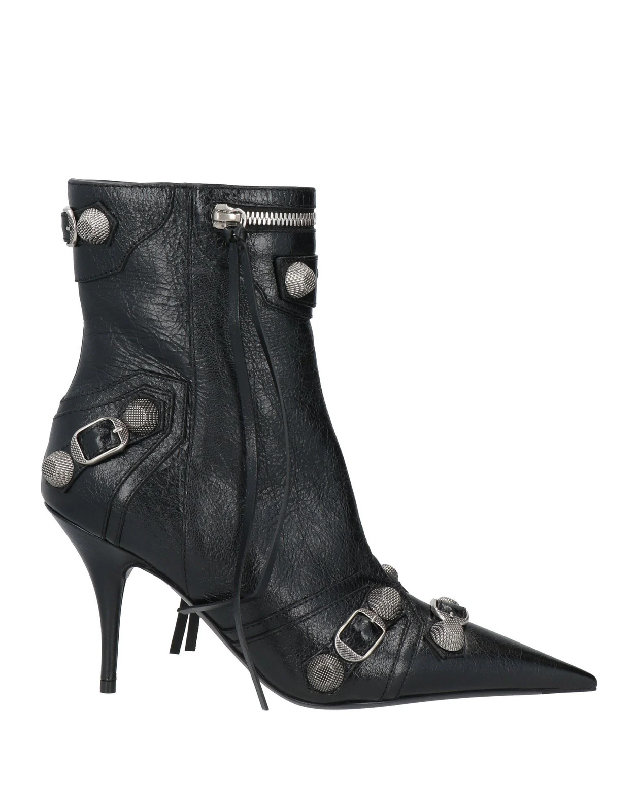Balenciaga - Women - Leather Ankle boots - Black 268790₽