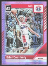 2024-25 Donruss Optic Hyper Pink Bilal Coulibaly Washington Wizards #63