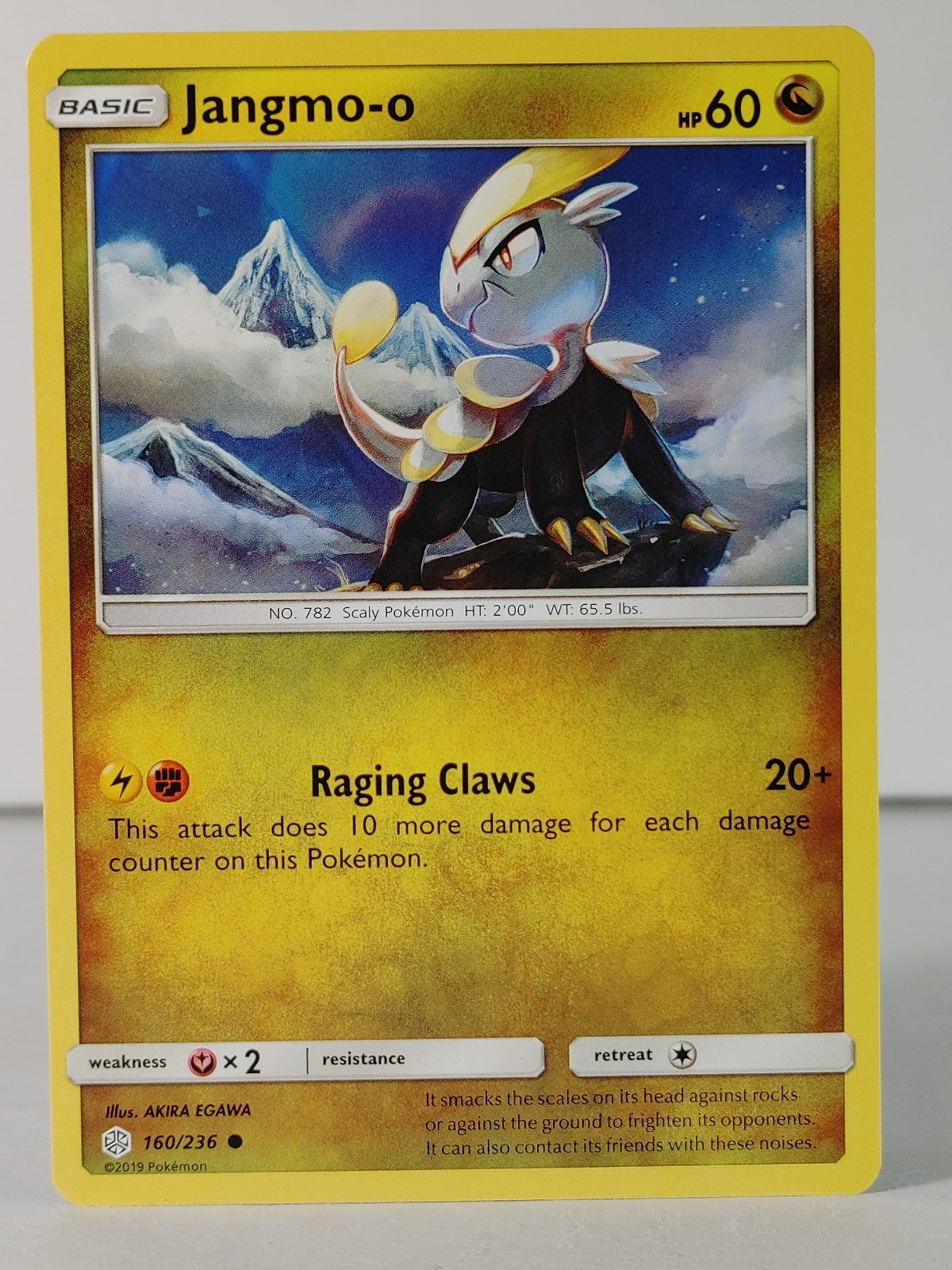 Jangmo-o - SM: Cosmic Eclipse #160 - POKEMON -NM -singles