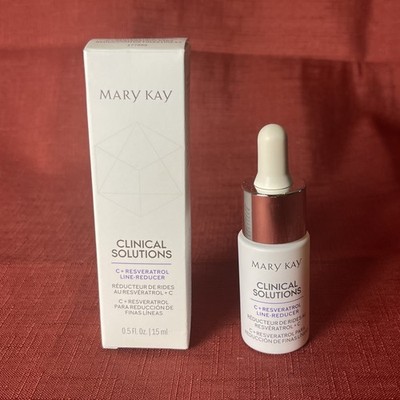 New In Box Mary Kay Clinical Solutions C + Resveratrol Line - Reducer Full Size