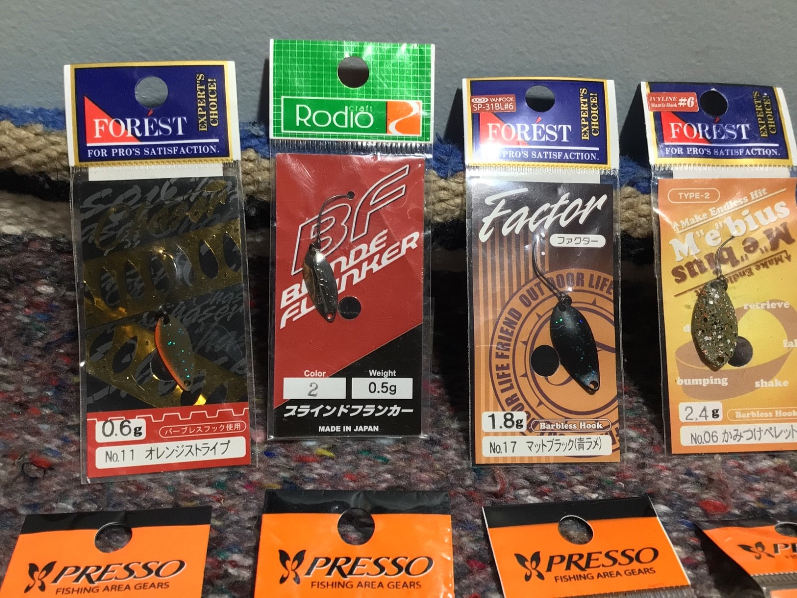 30 Item Lot New Japanese Trout Lure Spoons Fly Fish Spinner .4g - 3g - Image 6