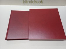 Lindner roter Ringbinder mit Kassette 1122-W 2 Blatthebern 2 Vorblätter (59429)