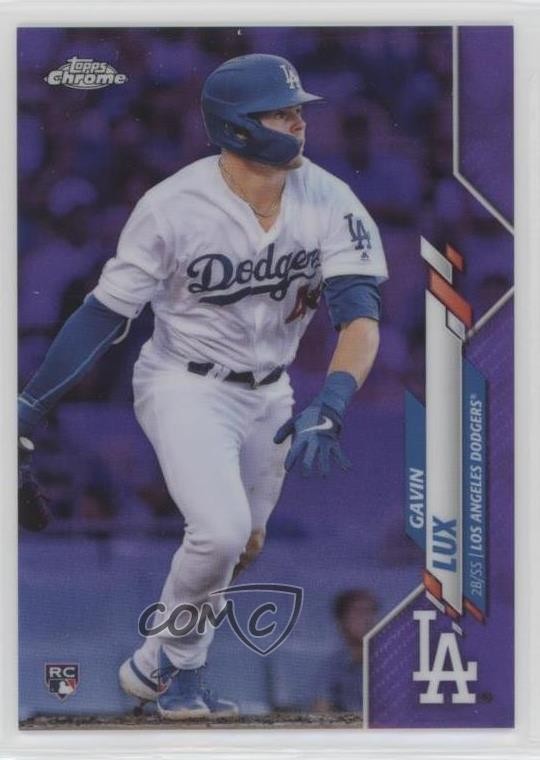 2020 Topps Chrome Purple Refractor 144/299 Gavin Lux #148 0x3q