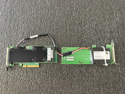 LSI Megaraid 9361-16i 16 Port RAID Controller with a battery (USED GOOD)