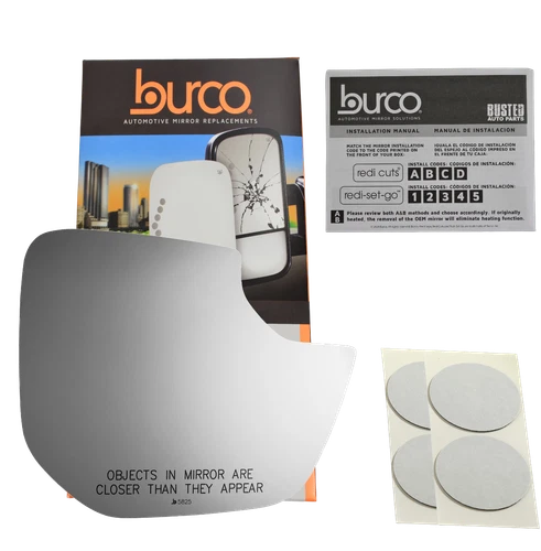 Passenger Larger Mirror Glass No Mount For 18-22 Mitsubishi Eclipse Cross