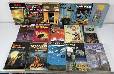 Vintage Sci Fi Book Bundle x16 Lot Science Fiction Fantasy Adventure 70s 80s