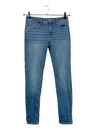 Jeans Skinny Donna F Mode &ndash; Elasticizzati, Blu Denim, Taglie UK 6-18, Vita Media