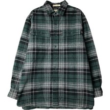 Vintage LLBean Traditional Fit Long Sleeve Flannel Check Shirt from the 90'S...