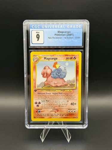 Magcargo (1st Edition) graded CGC 9 for sale on eBay