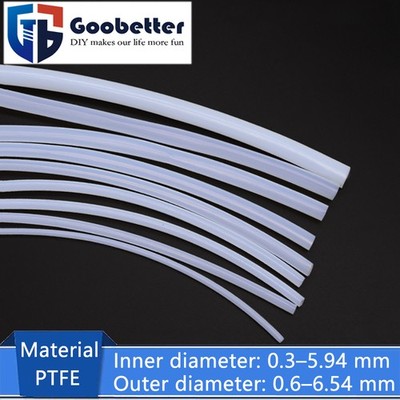 Translucent PTFE Tubing Capillary Tube Pipe Hose 150V High Temp 260°C AWG L Type
