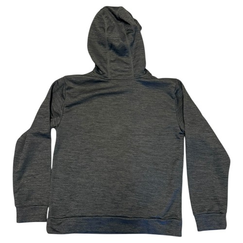 Adidas Boys Gray Pullover Hoodie Size Large 14/16 - Picture 2 of 2