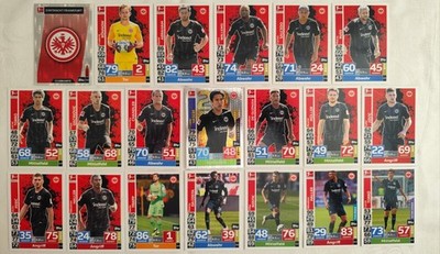 Match Attax Bundesliga 18/19 Eintracht Frankfurt Team Set 20 Karten 2018/2019