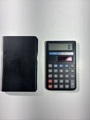 Casio SL-300L Vintage Solar Electronic Calculator Made in Japan